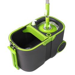 360 Degree Spin Floor Mop Rotating Bucket Set With Wheels Home Cleaning Tools 360 Degree Spin Floor Mop Rotating Bucket Set With Wheels Home Cleaning Tools