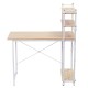 Computer Desk Student Study Table Home Office Workstation Corner Shelf Storage