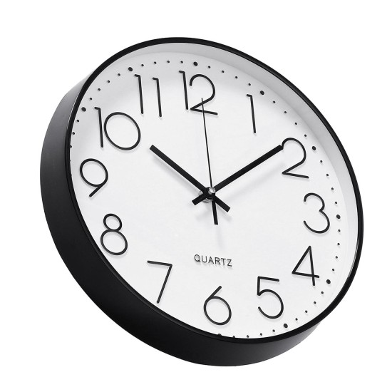 12 Inches 30CM Wall Clock Living Room Non Ticking Modern Big Office 4-Types