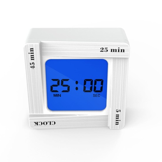 Creative Fashion Scientific Timer Management Tomato Timing Reminder Flip Four Square Home Decor