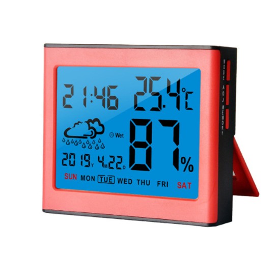 Digital LCD Weather Temperature Humidity Sensor Meter Indoor Outdoor Hygrometer