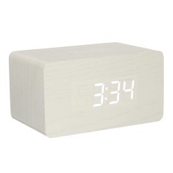 Digital Thermometer LED Desk Alarm Clock With Wireless Charger For Phone Digital Thermometer LED Desk Alarm Clock With Wireless Charger For Phone