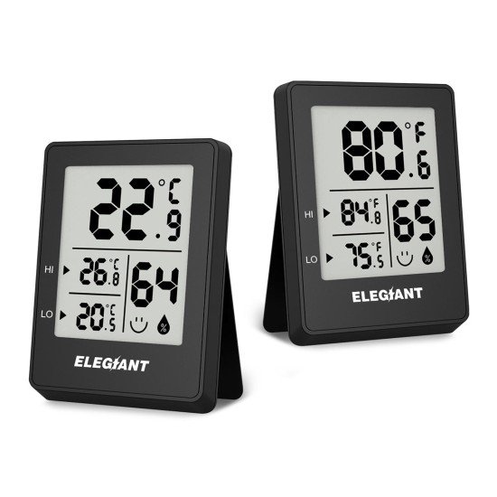 Digital Indoor Hygrometer Thermometer Rome Temperature Humidity Sensor Monitor °C/°F