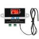 TMC-W2000 AC110-220V 1500W LCD Digital Thermostat Thermometer Temperature Meter Thermoregulator + Waterproof Sensor Probe