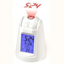 LED Projection Alarm Clock Thermometer Snooze Voice Timing Nightlight Kids Wake LED Projection Alarm Clock Thermometer Snooze Voice Timing Nightlight Kids Wake
