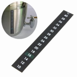 Liquid Crystal Thermometer for Fermenting Home Brew Beer Wine Making 10-40 Degree Liquid Crystal Thermometer for Fermenting Home Brew Beer Wine Making 10-40 Degree