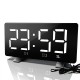 Wake-up Light Digital Projection Alarm Clock Loud LED FM Radio Snooze Sleep