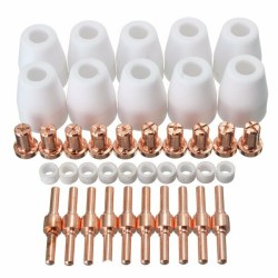 40pcs Air Plasma Cutter Cutting Consumables Extend Fit PT-31 LG-40 Torch CUT-40 50 40pcs Air Plasma Cutter Cutting Consumables Extend Fit PT-31 LG-40 Torch CUT-40 50