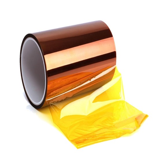 100mm 10cm x 30m Kapton Tape High Temperature Heat Resistant Polyimide