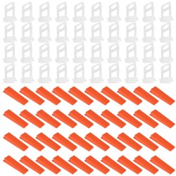 900PCS Tile Leveling Spacer System Tool Kit Wedge + Clips Locator Without Plier 900PCS Tile Leveling Spacer System Tool Kit Wedge + Clips Locator Without Plier