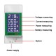 PZEM-008 AC50-300V/100A LCD Screen Digital Display Multifunctional Guide Rail Table Voltage Tester Ammeter Voltmeter with Backlight