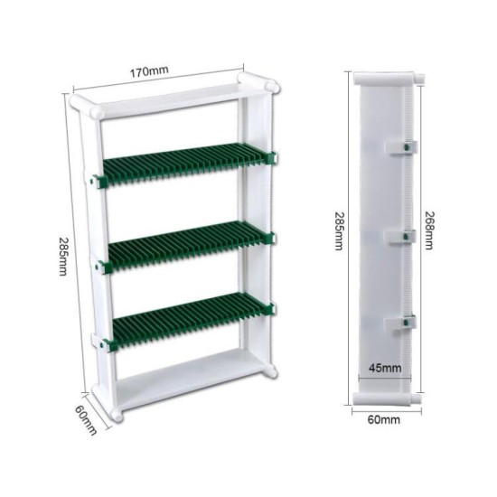 BET-132 Anti-Static PCB Storage Baskets LCD Glass Rack Card Slot Board PCB board Plastic Pallet