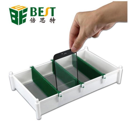 BET-132 Anti-Static PCB Storage Baskets LCD Glass Rack Card Slot Board PCB board Plastic Pallet