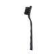 Black Non Slip Handle PCB Rework ESD Anti Static Dust Cleaning Brush 17cm for Mobile Phone Tablet PC