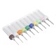 10Pcs 0.6mm-1.5mm Tungsten Carbide PCB Drill Bits Print Circuit Board Mini CNC Drilling Bit Set