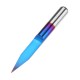 10pcs 0.1/0.2/0.3mm 25 Degree Engraving Bit Blue NANO Coated Carbide Flat Bottom PCB Engraving Bit CNC Router Tool