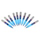 10pcs 0.1/0.2/0.3mm 25 Degree Engraving Bit Blue NANO Coated Carbide Flat Bottom PCB Engraving Bit CNC Router Tool