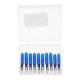 10pcs 0.1/0.2/0.3mm 25 Degree Engraving Bit Blue NANO Coated Carbide Flat Bottom PCB Engraving Bit CNC Router Tool