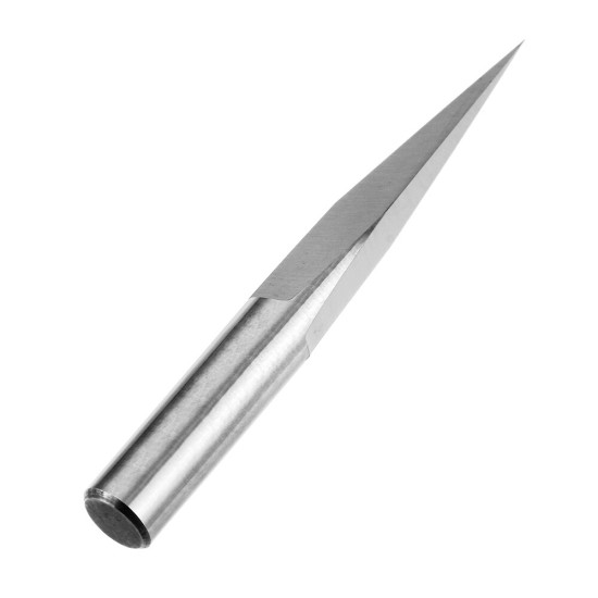 6mm Shank 0.1mm Tip 10/15/20/30/45/60 Degree Engraving Bit CNC Tool