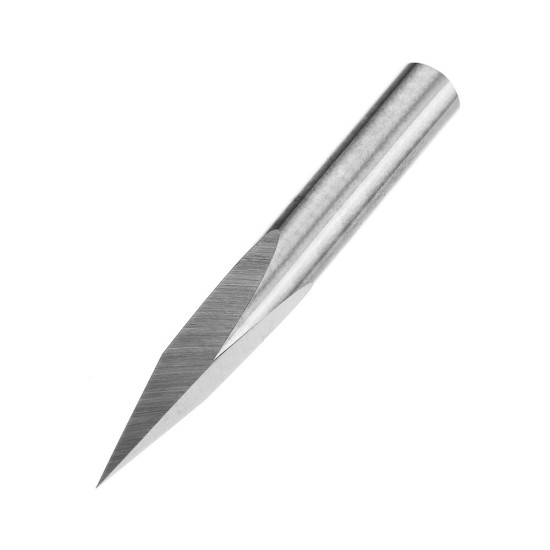 6mm Shank 0.1mm Tip 10/15/20/30/45/60 Degree Engraving Bit CNC Tool