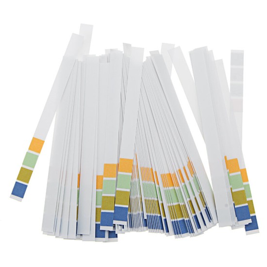 Universal PH Test Strips Full Range 1-14 Indicator Paper Tester 100 Strips Boxed w/ Color Chart