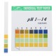 Universal PH Test Strips Full Range 1-14 Indicator Paper Tester 100 Strips Boxed w/ Color Chart