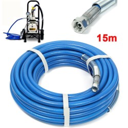 1/4 Inch 5000PSI Airless Spray Hose 15m Length Airless Sprayer Fiber Tube 1/4 Inch 5000PSI Airless Spray Hose 15m Length Airless Sprayer Fiber Tube