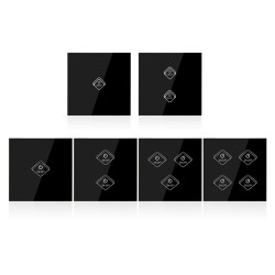 1/2/3/4Gang WIFI Smart Wall Light Remote Touch Switch Panel work with Alexa /Google Home 1/2/3/4Gang WIFI Smart Wall Light Remote Touch Switch Panel work with Alexa /Google Home