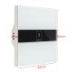 EU AC90-250V 10A Tempered Glass Smart Home Touch Sensor Switch Panel