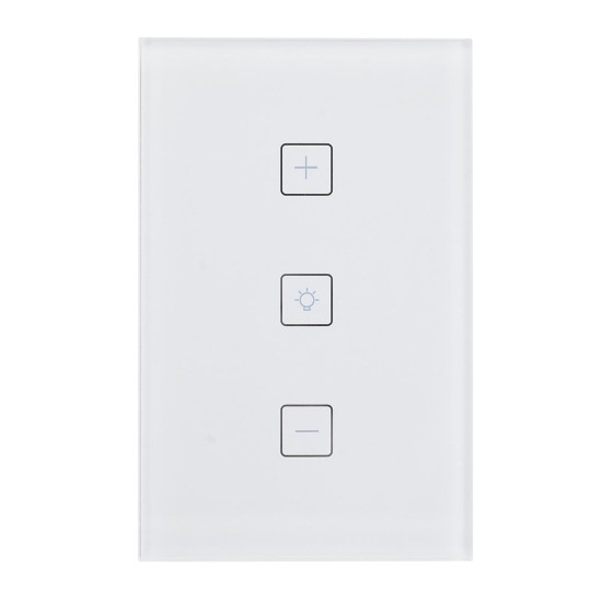 WIFI Smart Dimmer Light Wall Switch Touch Remote Control Work with Alexa/Google Home