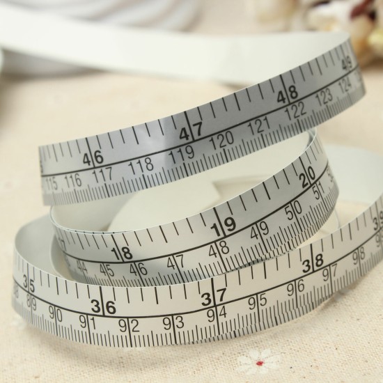 150cm Vinyl Silver Self Adhesive Measuring Tape Ruler Sticker For Sewing Machine