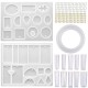 213Pcs DIY Epoxy Resin Casting Molds Kit Silicone Jewelry Pendant Craft Making Mould