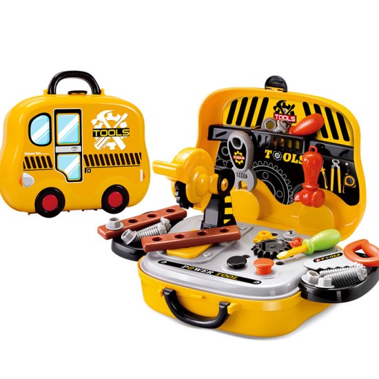 23PCS Children's Maintenance Tools Kit Set Repair Tool Suitcase Kids' Educational Repair Toys Gift