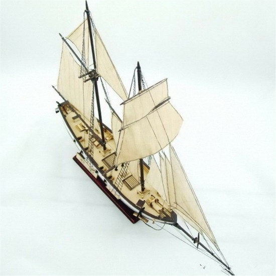 380x130x270mm DIY Ship Assembly Model Kits Classical Wooden Sailing Boats Scale Model Decoration