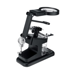 3X 4.5X 25X 10 LEDs Soldering Iron Magnifier Welding Magnifying Glass Tool W/3 Boxes 3X 4.5X 25X 10 LEDs Soldering Iron Magnifier Welding Magnifying Glass Tool W/3 Boxes