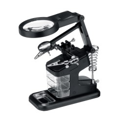 3X 4.5X 25X 10 LEDs Soldering Iron Magnifier Welding Magnifying Glass Tool W/3 Boxes 3X 4.5X 25X 10 LEDs Soldering Iron Magnifier Welding Magnifying Glass Tool W/3 Boxes