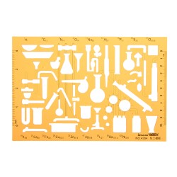 Chemistry Laboratory Experiment Symbols Drawing Template KT Soft Plastic Ruler Design Stencil Chemistry Laboratory Experiment Symbols Drawing Template KT Soft Plastic Ruler Design Stencil