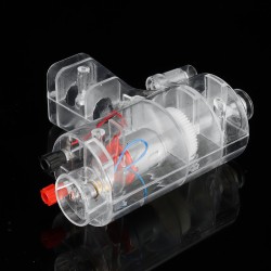 Clear Hand Crank Manual Crank Generator Model Electronic Mechanical Power Physics Experiment Clear Hand Crank Manual Crank Generator Model Electronic Mechanical Power Physics Experiment