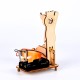 DIY Woodpecker Intelligence Training Model Blocks Toys