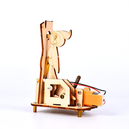 DIY Woodpecker Intelligence Training Model Blocks Toys