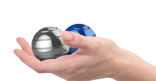 Decompression Gyroscope Rotating Ball Spherical Desk Gyro Optical ...