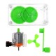 Handheld Manual Electricity DC Crank Generator Mini Fan Science Experiment Model Kit