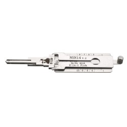 NSN14 Dr/Bt 2 in 1 Car Door Lock Picks Decoder Unlock Tool Locksmith Tools NSN14 Dr/Bt 2 in 1 Car Door Lock Picks Decoder Unlock Tool Locksmith Tools