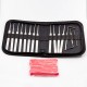 12Pcs Lock Picks Tools Set Lock Opener Locksmith Tools Various Transparent Locks Combination,Locksmith Tools Kit