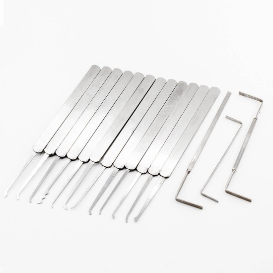 12Pcs Lock Picks Tools Set Lock Opener Locksmith Tools Various Transparent Locks Combination,Locksmith Tools Kit