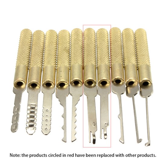 18Pcs Dimple Lock Pick Tools Combination Door Openner Locksmith Tool