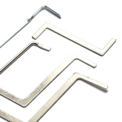 5pcs Locksmith Tools Double Row Tension Tools Stainless Stell Lock Pick Tools 5pcs Locksmith Tools Double Row Tension Tools Stainless Stell Lock Pick Tools