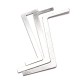 5pcs Locksmith Tools Double Row Tension Tools Stainless Stell Lock Pick Tools