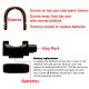 110db Alarm Padlock High Security Sirens Lock For Motorcycle Bike Bicycle Home