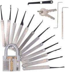 19 Pcs Stainless Steel Lock Set Gift Kits Lock Repair Sets for Door Lock 19 Pcs Stainless Steel Lock Set Gift Kits Lock Repair Sets for Door Lock